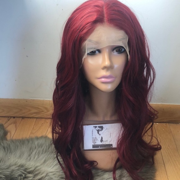 ❤️ ? 24” RED WAVY  LACE FRONT WIG? *NWT*
?? main image 8